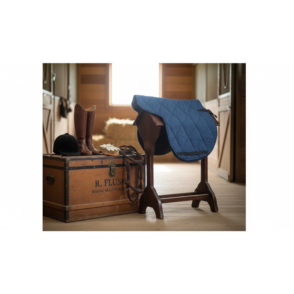 NWOT Solid Blue English Saddle Pad